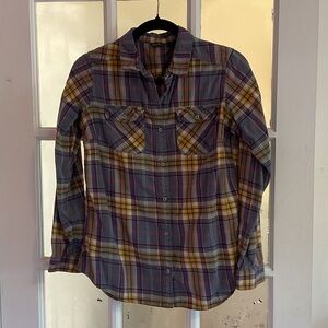 Multicolor plaid Eddie Bauer flannel shirt